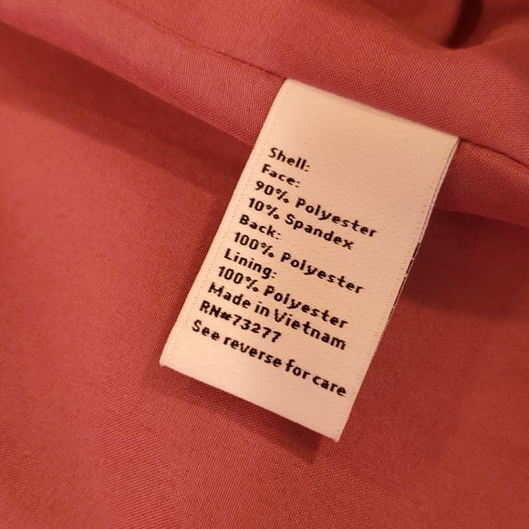 Women's jacket Nine West  size S pink Zip-up - Picture 10 of 10